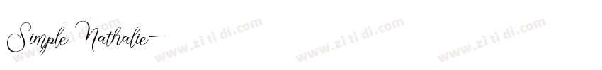 Simple Nathalie字体转换